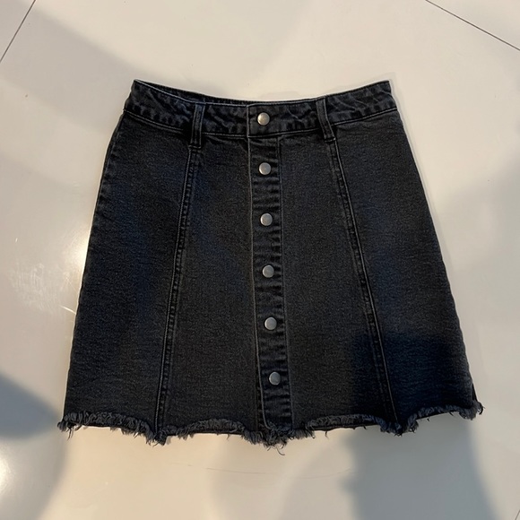 Francesca's Collections Dresses & Skirts - Black Denim skirt
